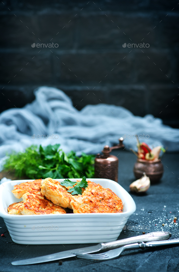 fried cutlets - Stock Photo - Images