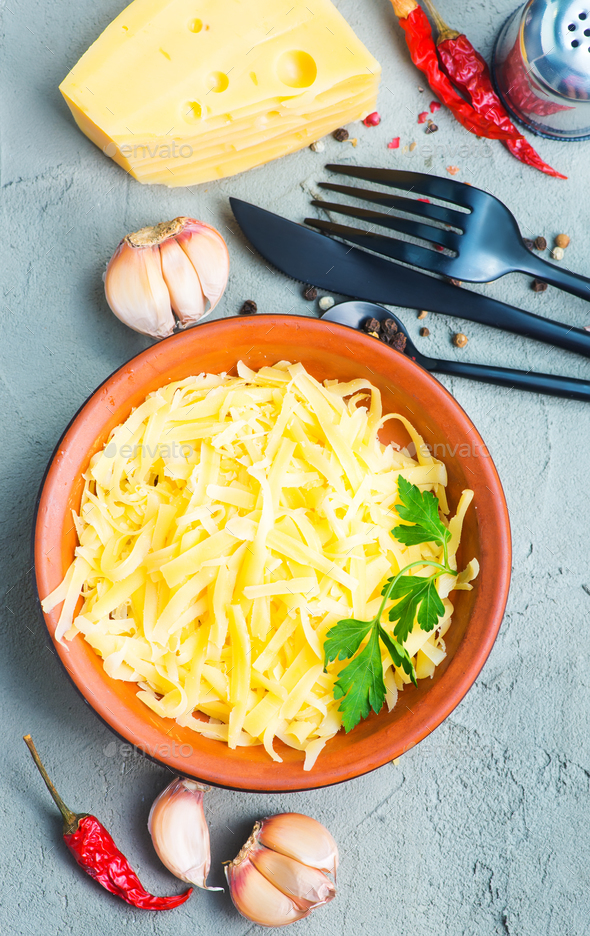 grated cheese - Stock Photo - Images