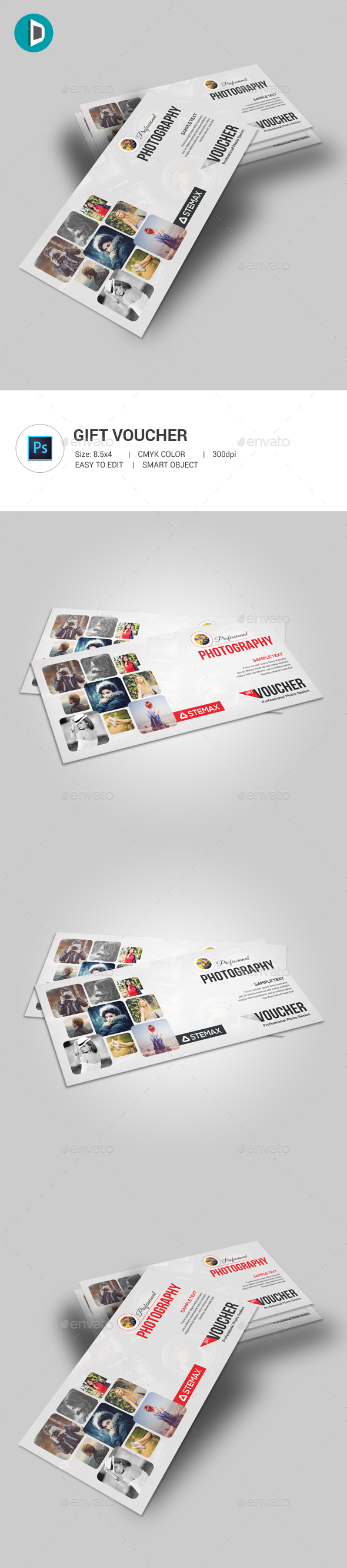 Photography Gift Voucher - Loyalty Cards Cards & Invites