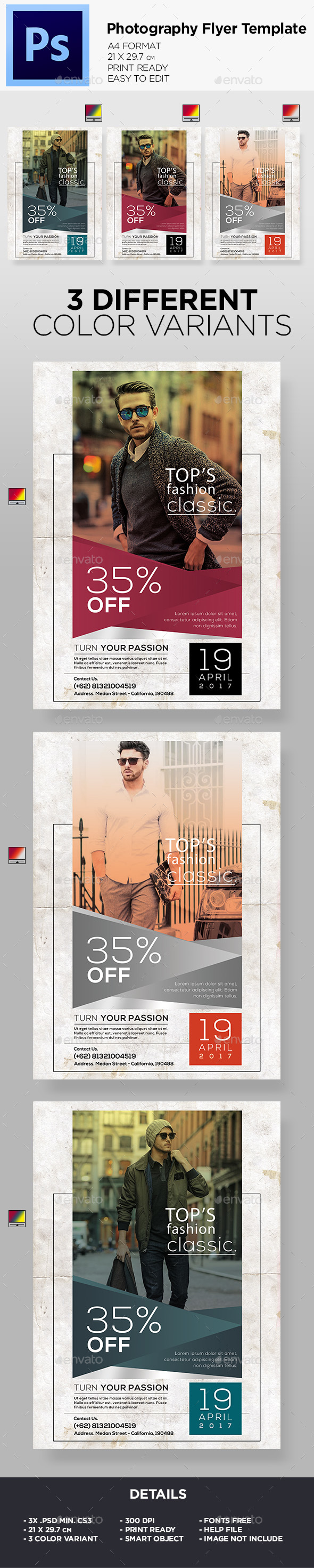 Photography - Flyer Template - Flyers Print Templates
