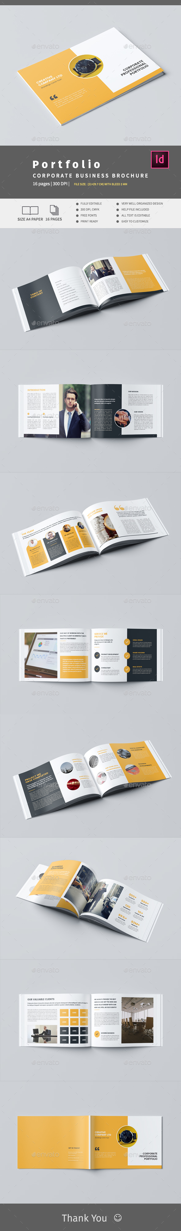 Creative Company Profile - Brochures Print Templates