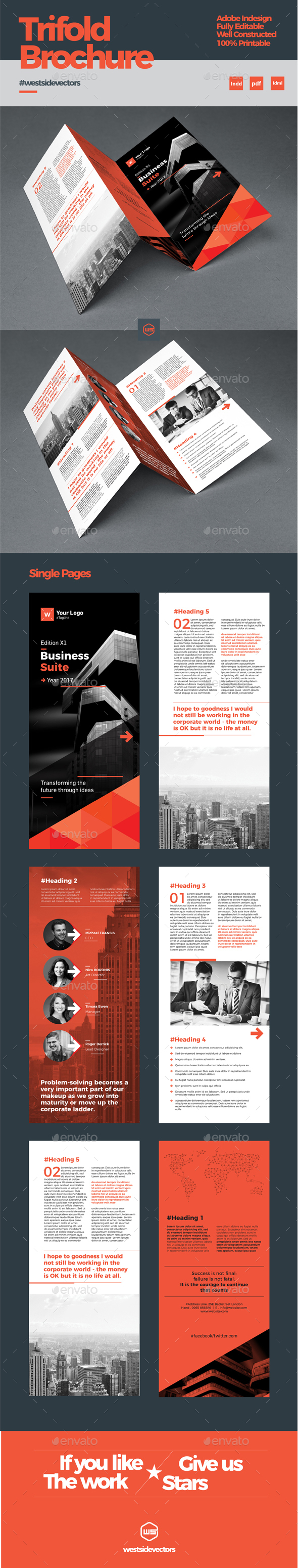 Trifold Brochure - Print Templates