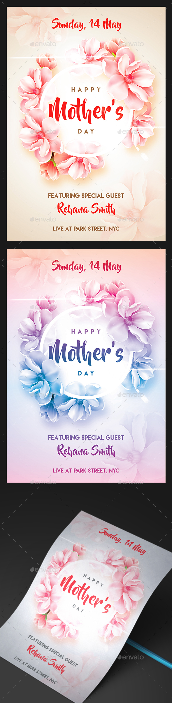 Mothers Day Flyer - Clubs & Parties Events