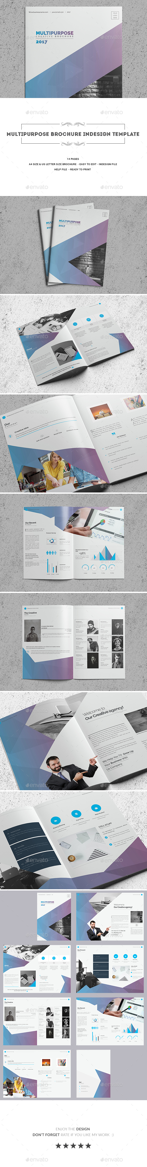 Multipurpose Brochure Indesign Template - Corporate Brochures
