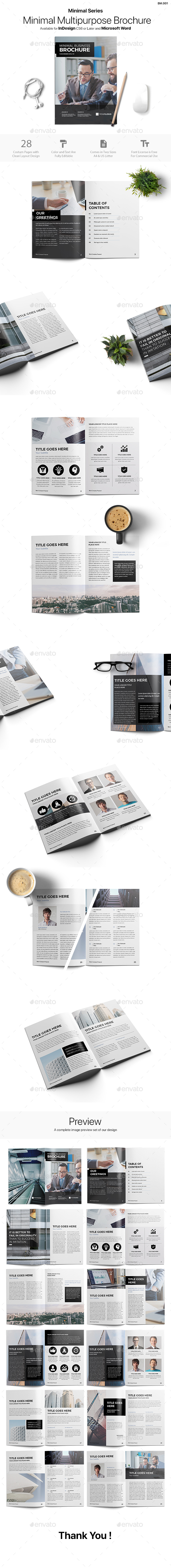 Minimal Brochure - Informational Brochures