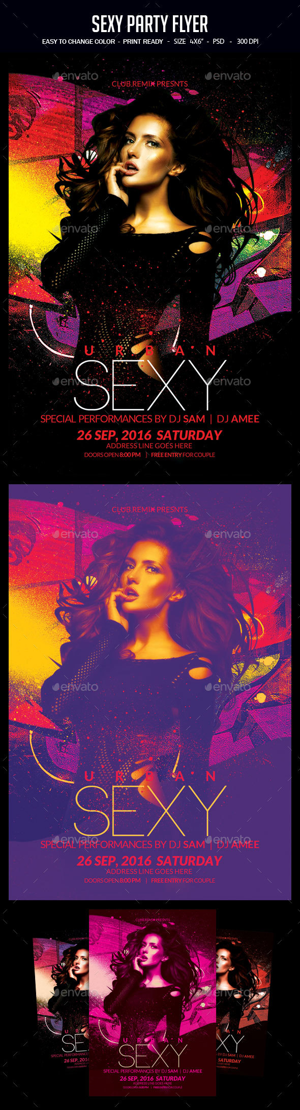 Sexy Party Flyer - Clubs & Parties Events