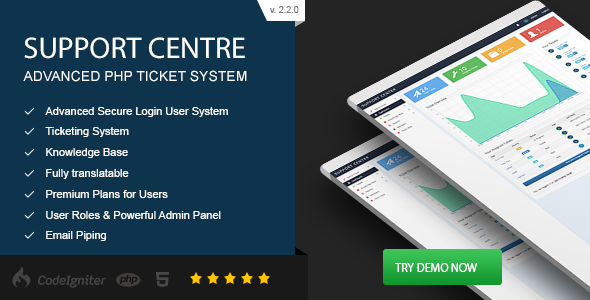 Support Centre - Advanced PHP Ticket System - CodeCanyon Item for Sale