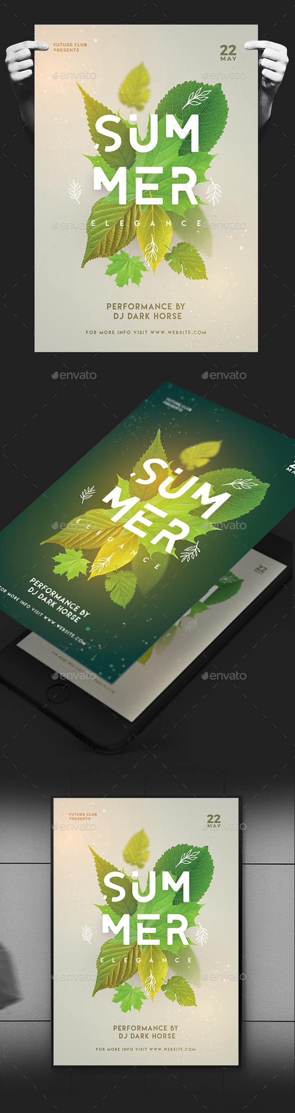 Elegant Summer Flyer - Clubs & Parties Events