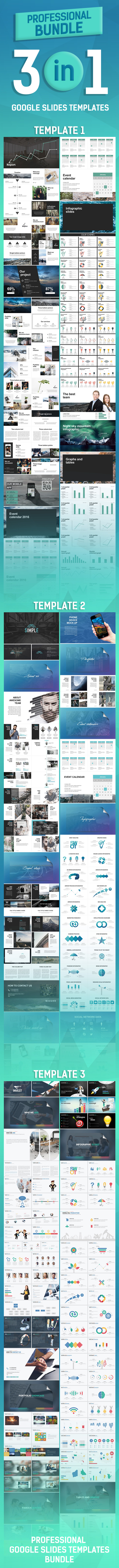 Professional Bundle - Google Slides Presentation Templates