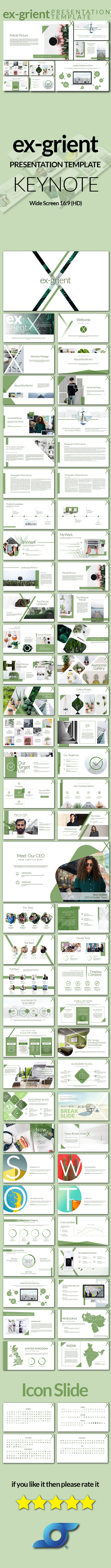 Ex-Grient Keynote Presentation - PowerPoint Templates Presentation Templates