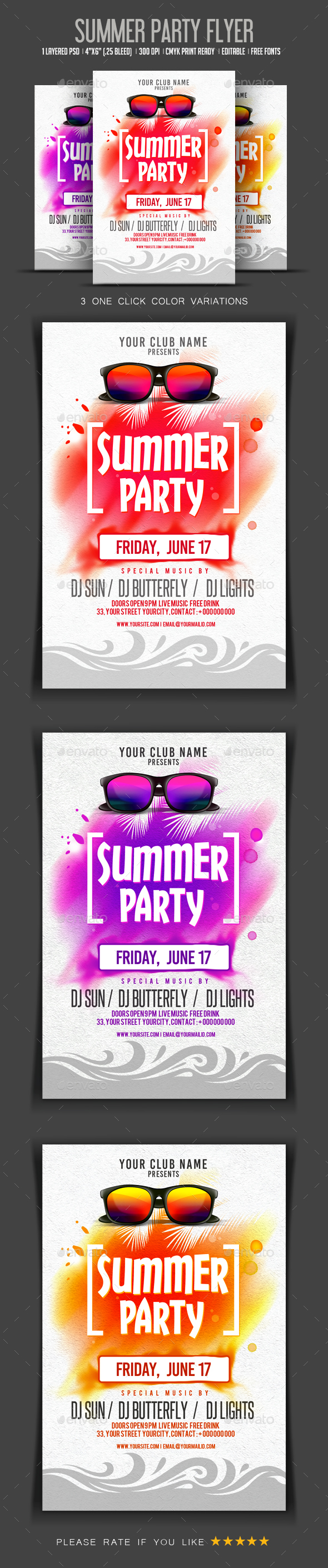 Summer Party - Clubs & Parties Events