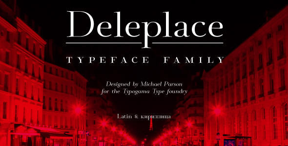 Deleplace - Serif Fonts