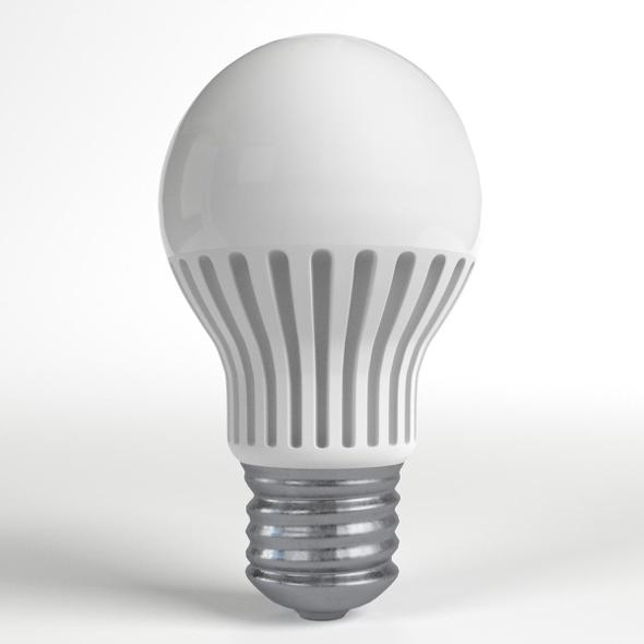 Florescent LED Light Bulb Lamp - 3DOcean Item for Sale