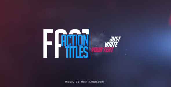 Fast Action Titles - VideoHive 19810194