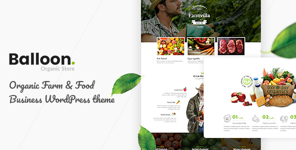 Balloon | Organic Farm & Food Business WordPress Themes - WooCommerce eCommerce
