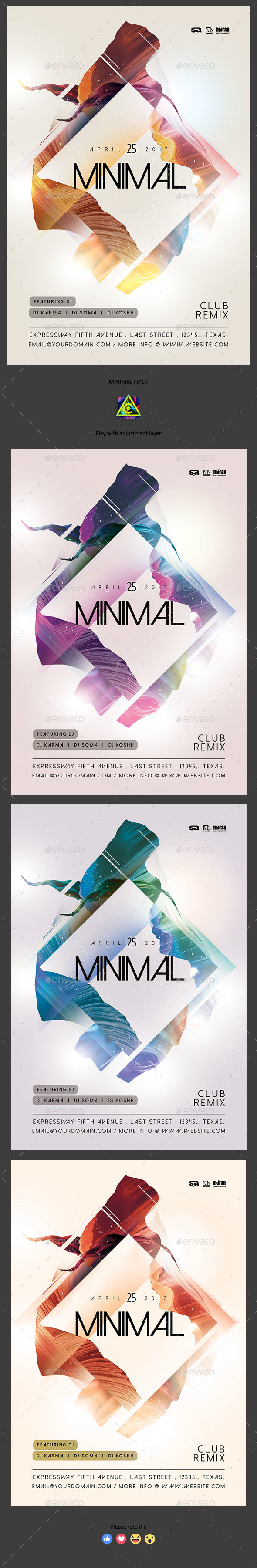 Minimal Flyer - Clubs & Parties Events