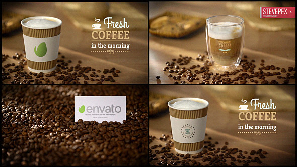 Coffee AE Mockup | Cappuccino Coffee to Go Business Card