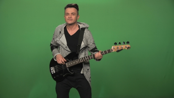 Man Playing Guitar alt