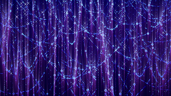Blue Curtain with Illumination