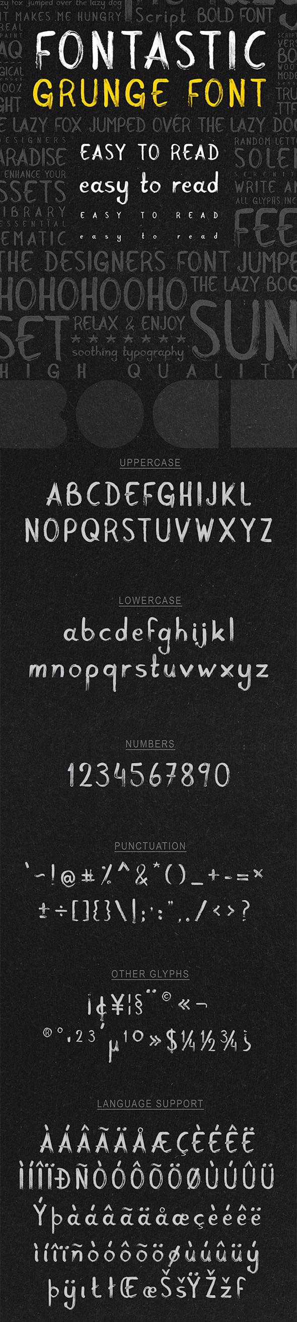 Font Astic - Real Paint Typeface - Sans-Serif Fonts