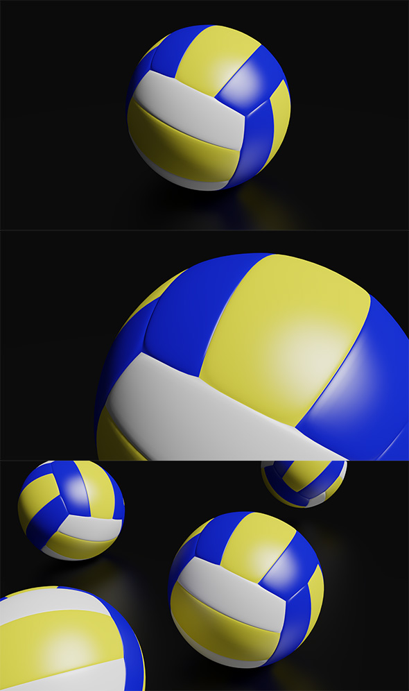 High Detailed Volleyball - 3Docean 19813868