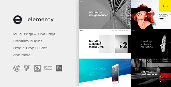 Elementy - Multipurpose One & Multi Page WordPress Theme - Business Corporate