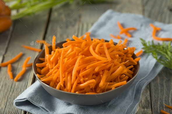 shredded carrots