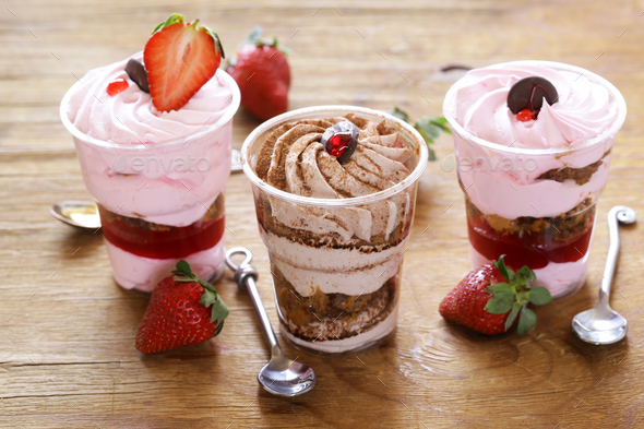 Creamy Dessert - Stock Photo - Images