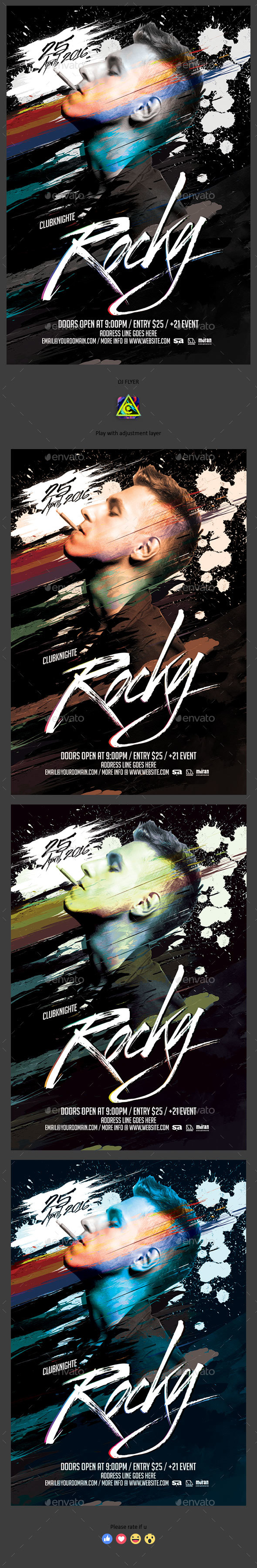 DJ Flyer - Clubs & Parties Events