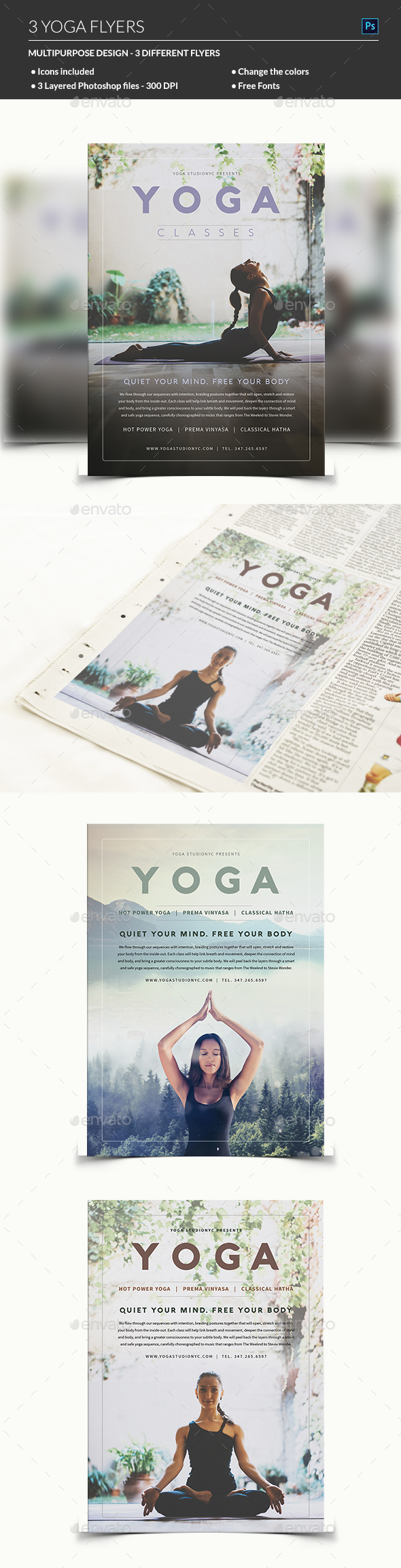 Yoga Flyer - Sports Events