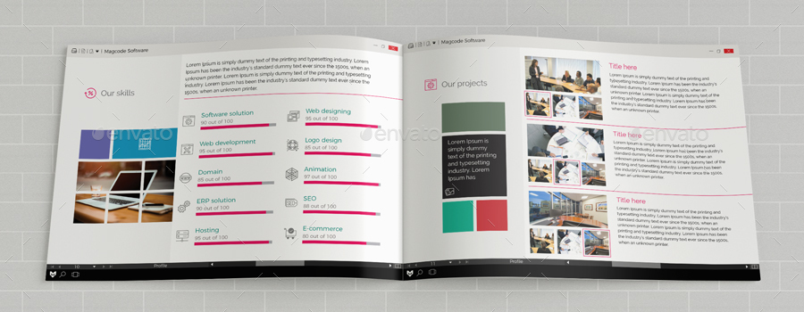 windows brochure template