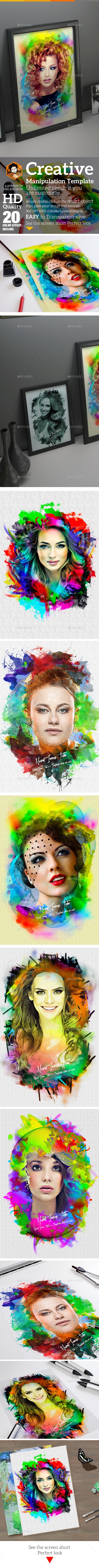 Creative Photo Manipulation Templates - Artistic Photo Templates