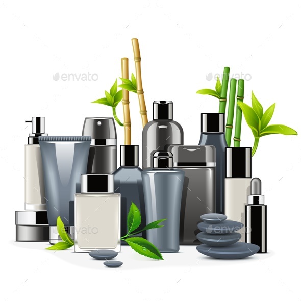 Male Cosmetics - Health/Medicine Conceptual