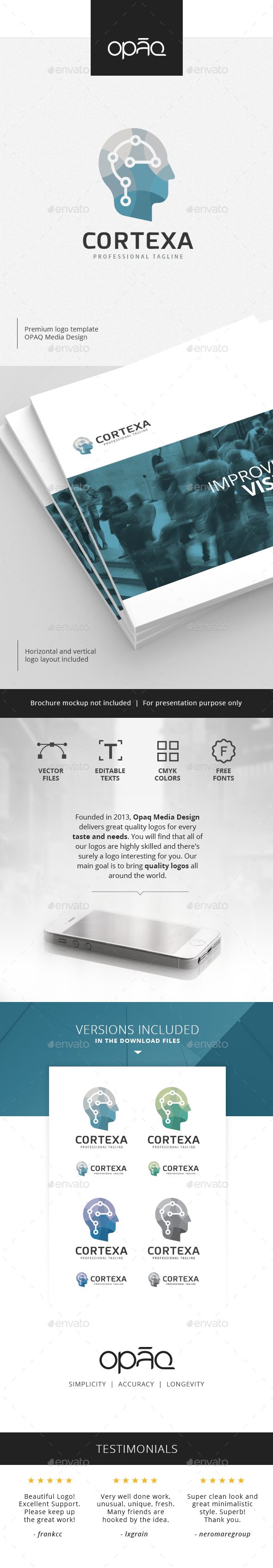 Technological Human Brain Logo - Humans Logo Templates