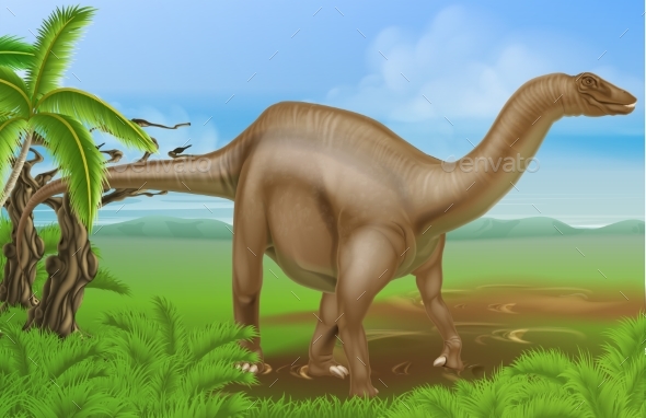 Diplodocus Dinosaur - Animals Characters