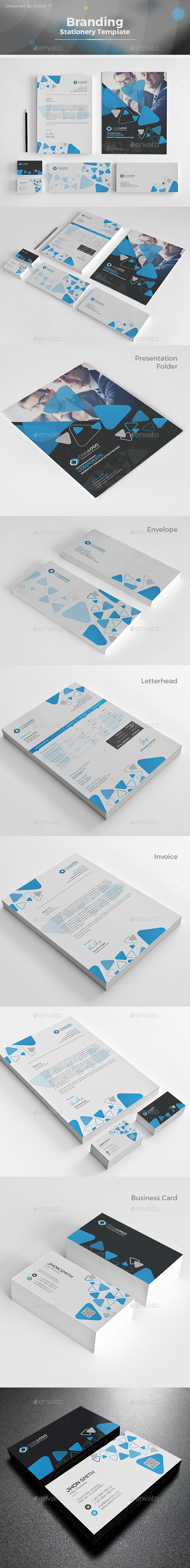Branding Stationery Template - Stationery Print Templates