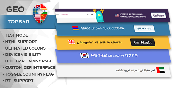 GEO Top Bar - CodeCanyon Item for Sale