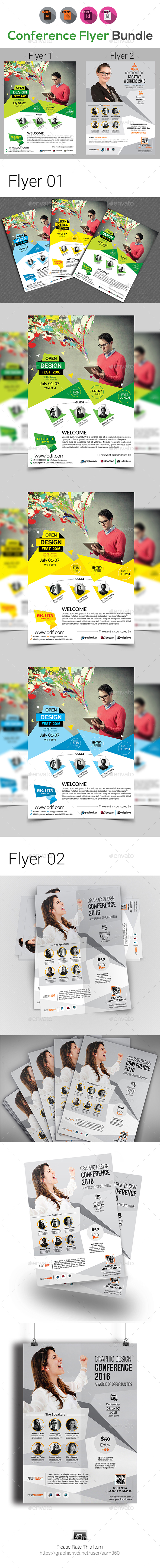 Conference Flyer Bundle V3 - Events Flyers