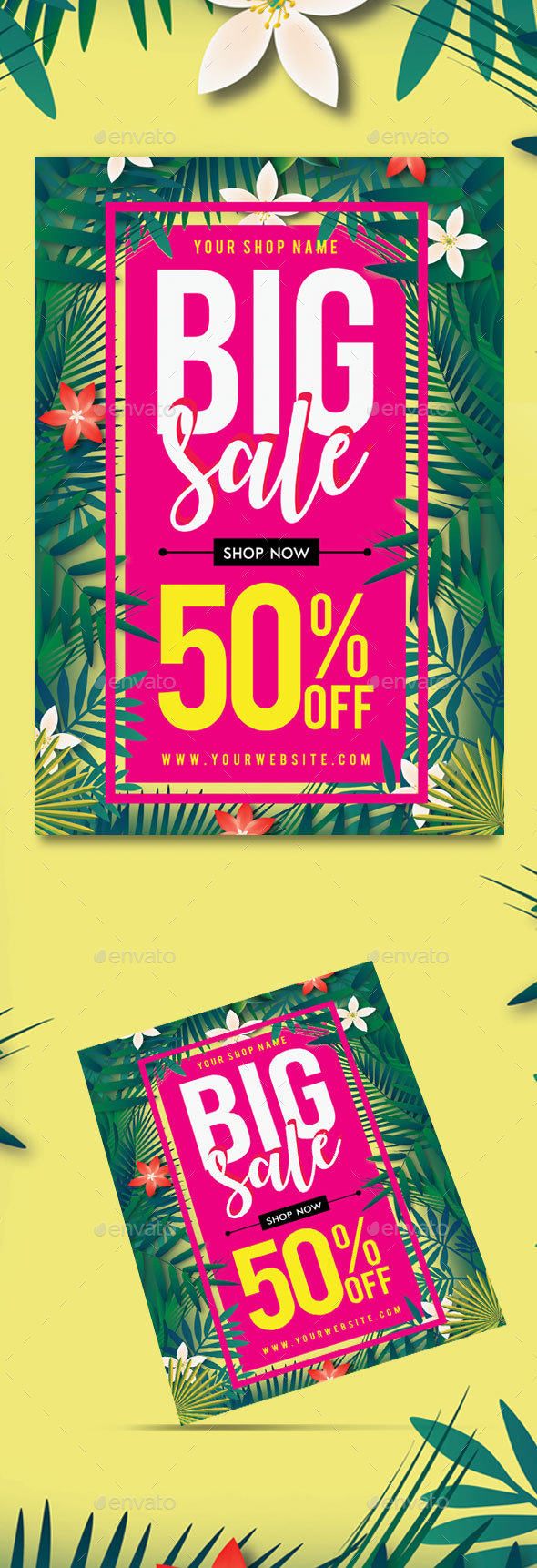 Summer Big Sale Flyer - Commerce Flyers