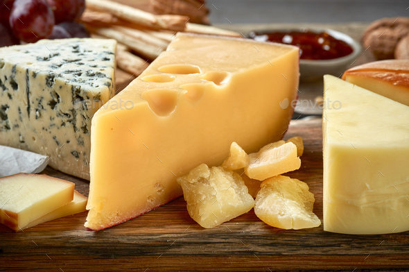 various types of cheese - Stock Photo - Images