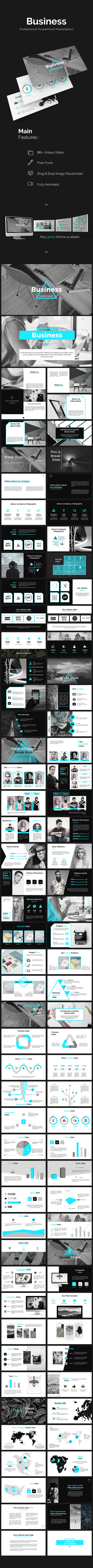 Business PowerPoint Template - PowerPoint Templates Presentation Templates