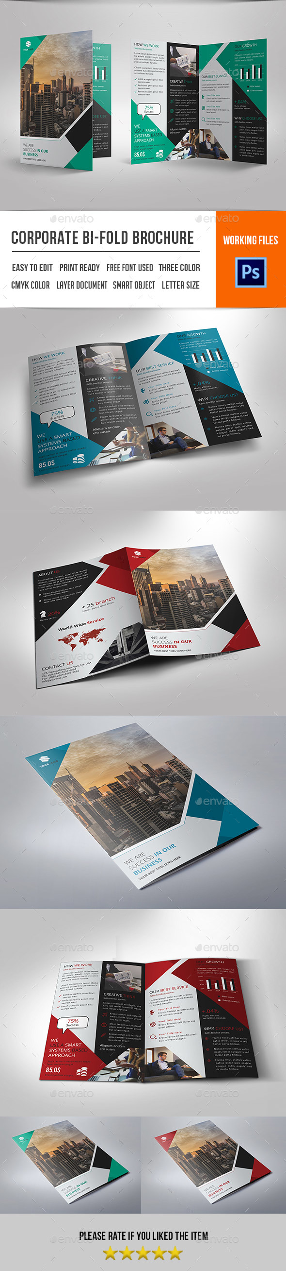 Bifold Brochure for Business-V420 - Corporate Brochures