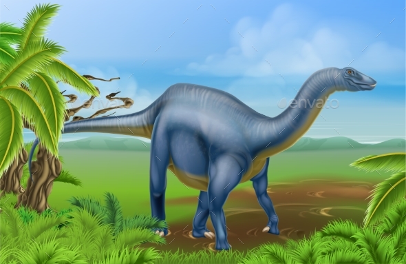 Diplodocus Dinosaur - Animals Characters