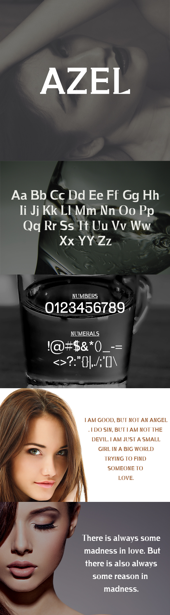 Azel Serif Typeface - Serif Fonts