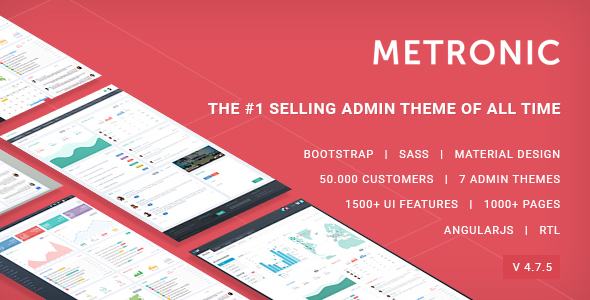 Metronic - Responsive Admin Dashboard Template - Admin Templates Site Templates
