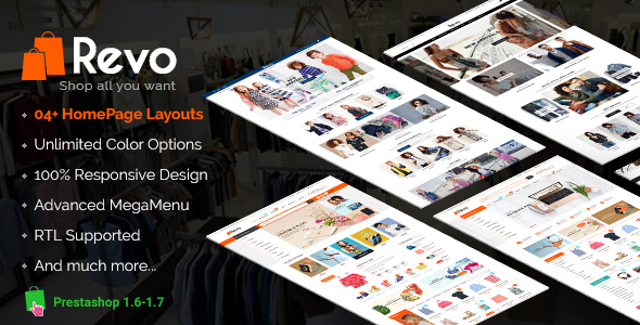 Revo - Premium Responsive Prestashop 1.6 and 1.7 Mega Store Theme - Shopping PrestaShop