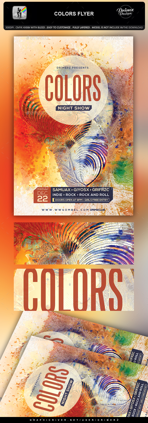 Colors Flyer - Events Flyers