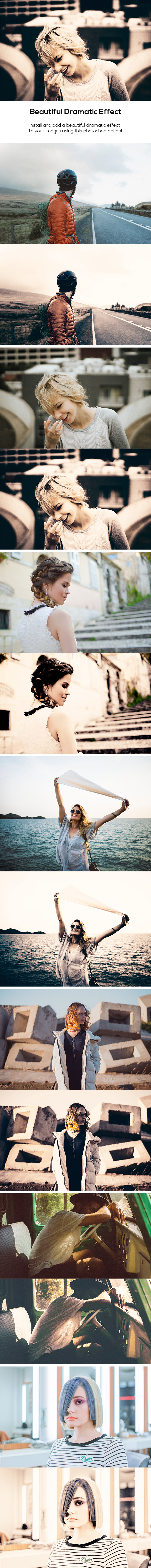 Dramatic Effect Action - Photo Effects Actions