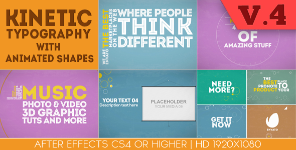 Kinetic Typography With - VideoHive 6552111