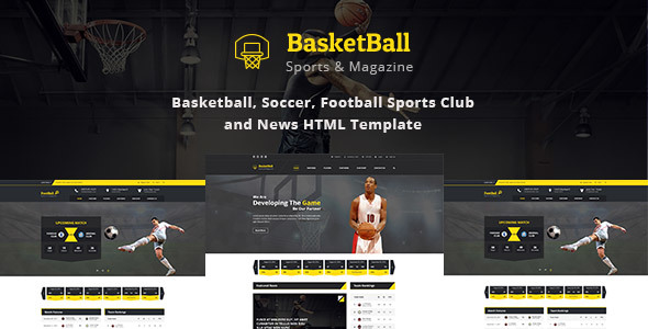 SportsMagazine Template HTML5